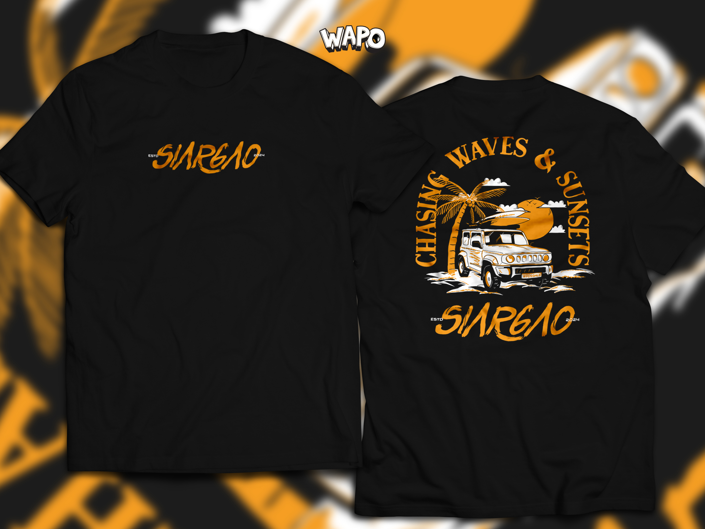 T-Shirt MockUp_Front chasing black