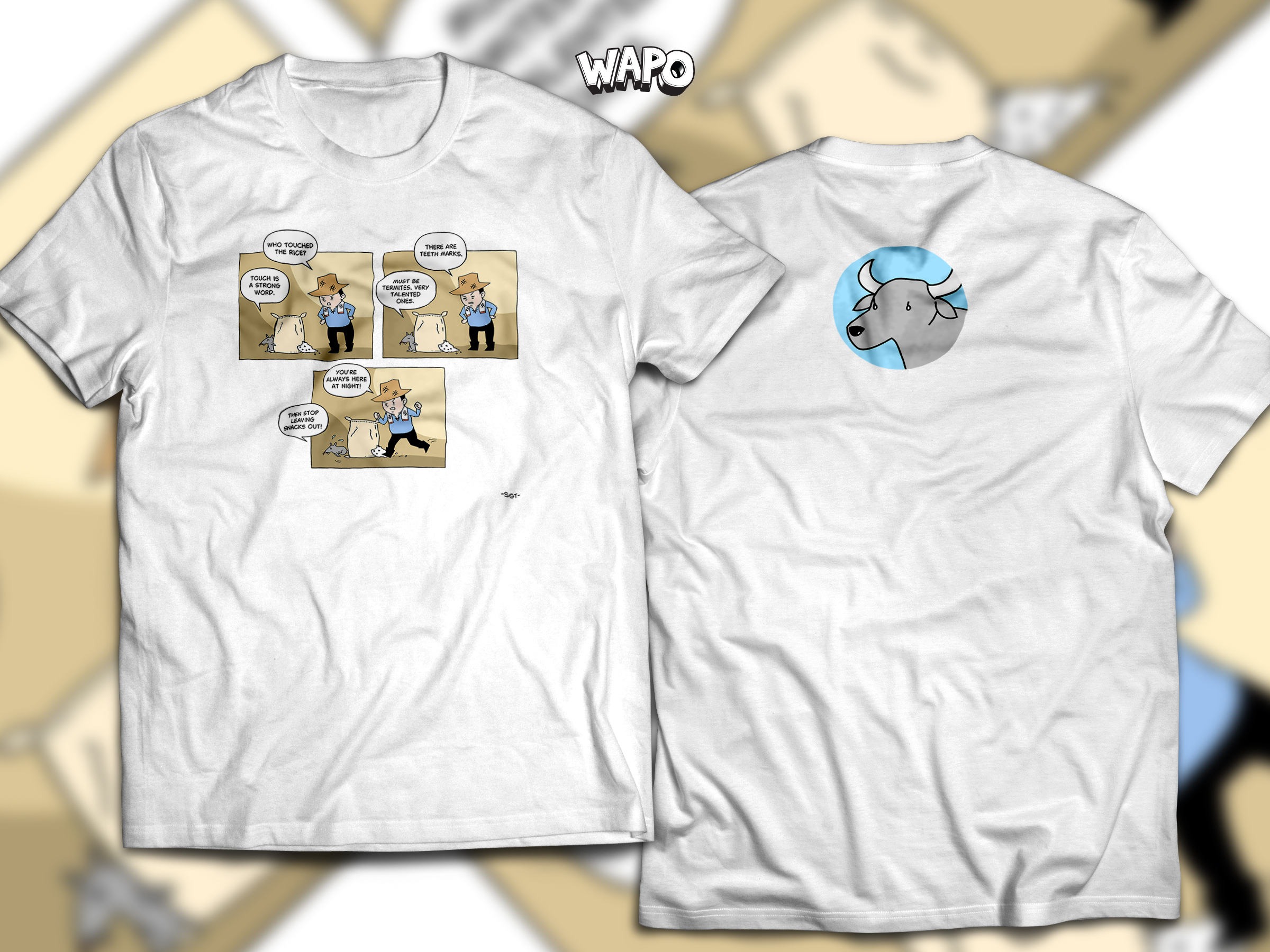 T-Shirt MockUp_Sarge_comicstrip