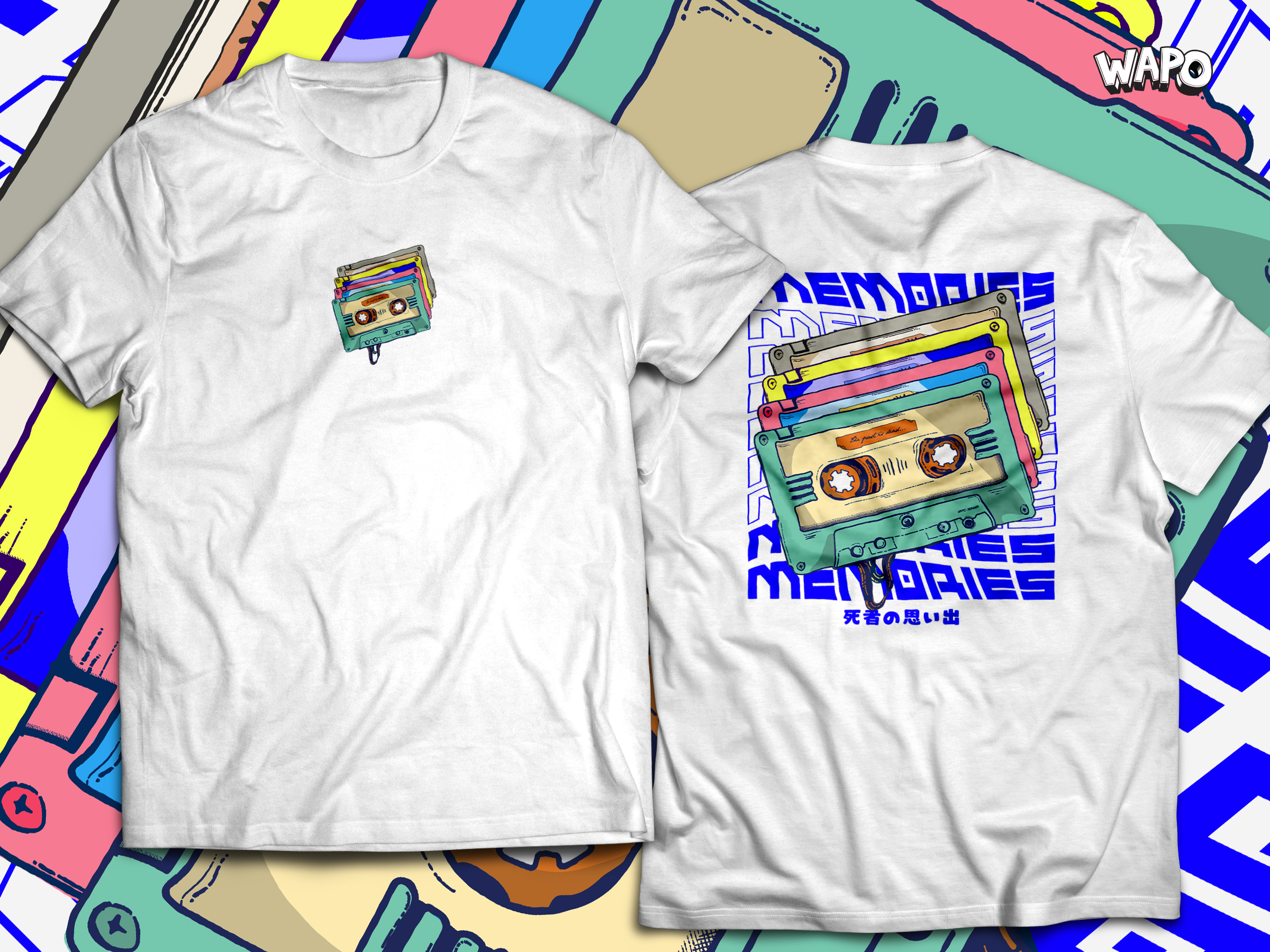 T-Shirt MockUp_memories of the dead